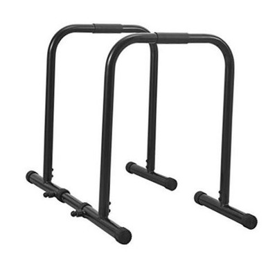Dip Station Functional Heavy Duty Dip Stands Fitness Workout Dip bar Black