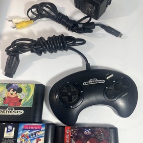 Sega Genesis Model 2 Console Bundle with Controller & 14 Games - MK-1631 Working