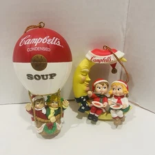 Campbell’s Soup Campbell Kids Ornaments 1997 Vintage