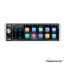 5.1in 1Din Touch Screen Car Radio Stereo Bluetooth AM/FM MP5 Player Android IOS