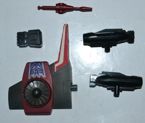 Original G1 Transformers Seeker Jet Parts Lot Thrust Wing Missile Launcher Fist