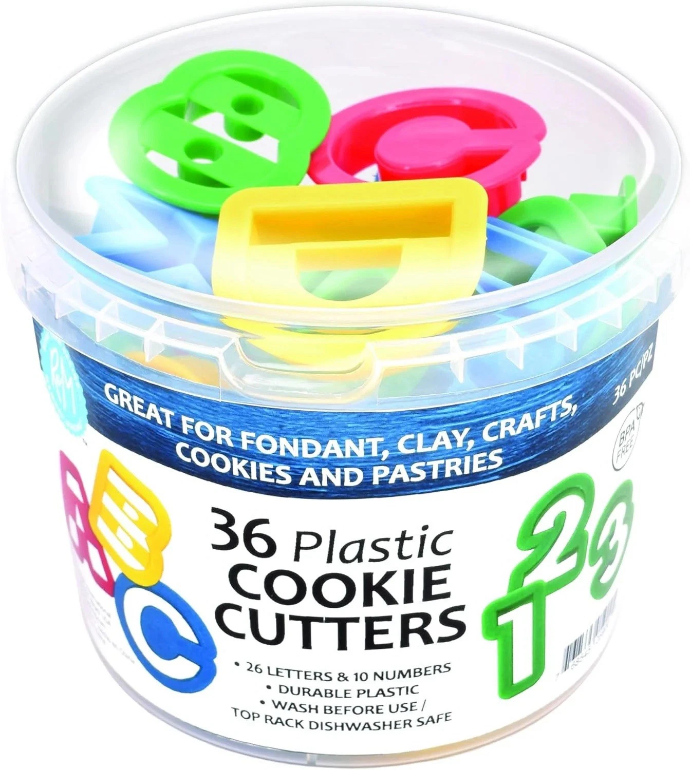 R&M International Alphabet and Number Cookie Cutter - Thumbnail 3