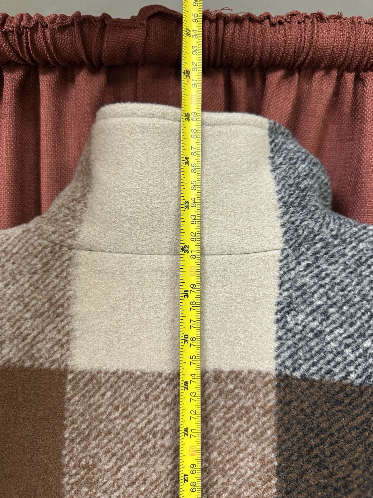 Pendleton Wool Blend Walker Coat Jacket Cream Bro… - image 8