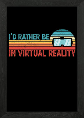 Id lieber in VR Geschenk Gerahmtes Wandbild Poster Leinwanddruck Bild