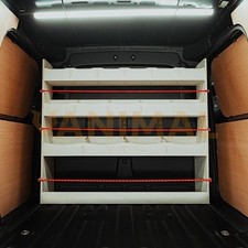 Ford Transit Connect 2024- Full-Width Bulkhead Multi-Compartment Van Racking