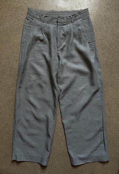 Men COS Trousers Grey Linen 48