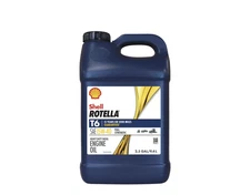 Shell Rotella T6 15W-40 Full Synthetic Diesel Engine Oil, 2.5 Gal