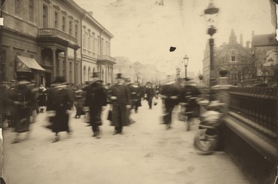 Europa Straßenansicht Schnellaufnahme aufgenommen Foto