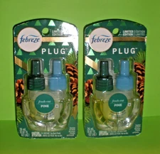 Febreze FRESH CUT PINE Scented Oil Plug Refills Limited Edition