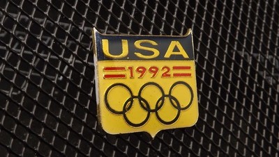 ''U.S.A. 1992 OLYMPICS'' BRAND NEW Lapel Pin Enamel GUARANTEED FOR LIFE