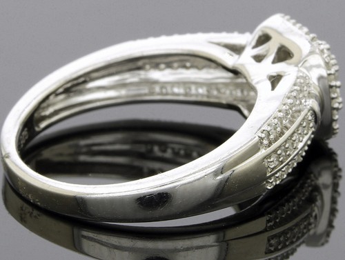 Anillo de plata 925 con diamantes talla 7. /3,6 gr #1591 - Imagen 5 de 7