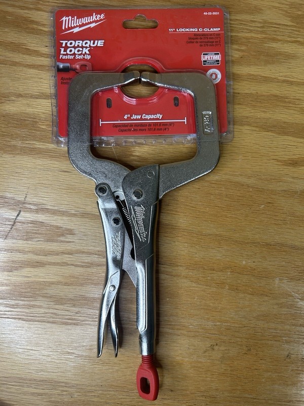 Milwaukee 48-22-3531 Milwaukee Tool 11 in. Torque Lock Locking C-Clamp