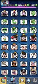 CR 67 LVL | 38 MAXED CARDS | 11K+ Trophies | 14K+ GEMS | 500K+ GOLD | CHEAP