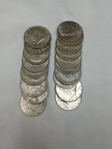 (20) US Coin Lot 90% silver half dollars