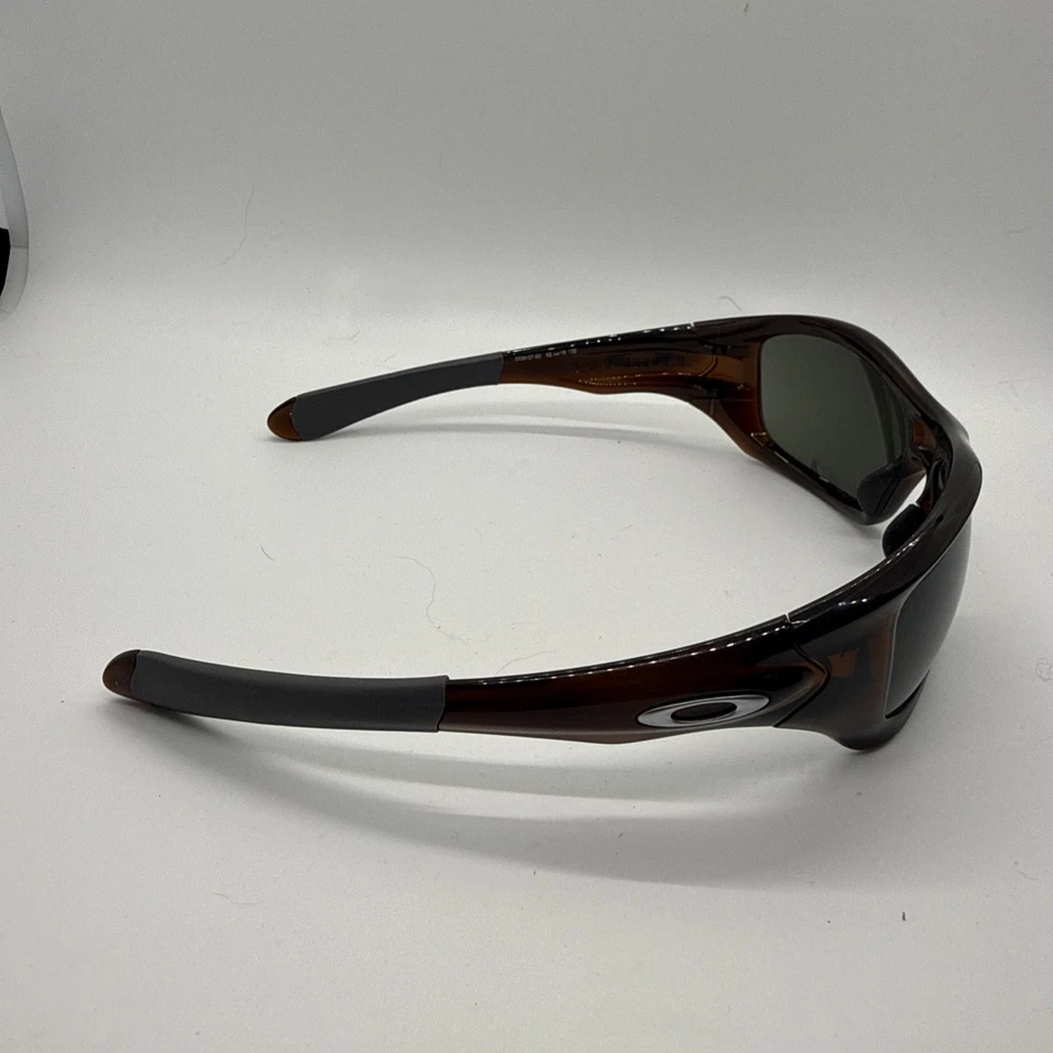 Oakley Pit Bull Polished Rootbeer Frame Dark Grey Lens OO9127-20 Boss RARE - Image 3 of 4