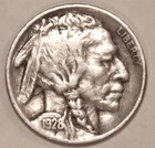 1928-S Buffalo Nickel - Fine/Very Fine - #4111BN