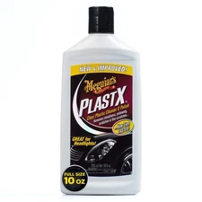 Meguiar's G12310 PlastX Clear Plastic Cleaner & Polish, 10 Fluid Ounces