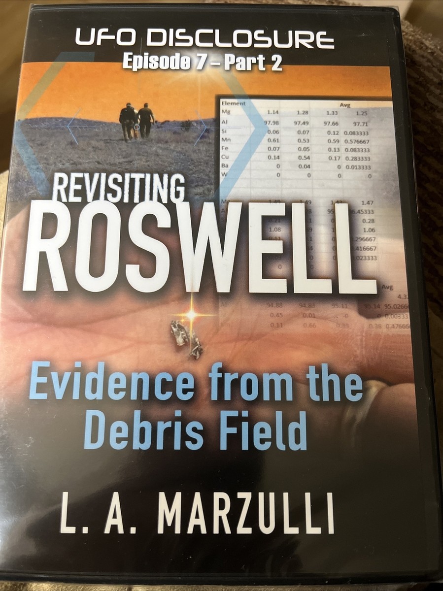 UFO Disclosure Revisiting Roswell, Evidence from Debris Field (DVD