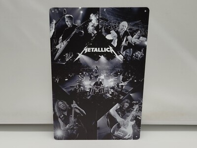Blechschild Retro 30x20 cm Metallica Band Hardrock Heavy Metal Legenden Kult Fun