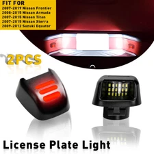AUXITO License Plate Light For White Nissan Frontier Armada Xterra Titan Equator