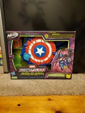 NERF MECH STRIKE Marvel MONSTER HUNTERS Blast Shield CAPTAIN AMERICA 2022 Darts