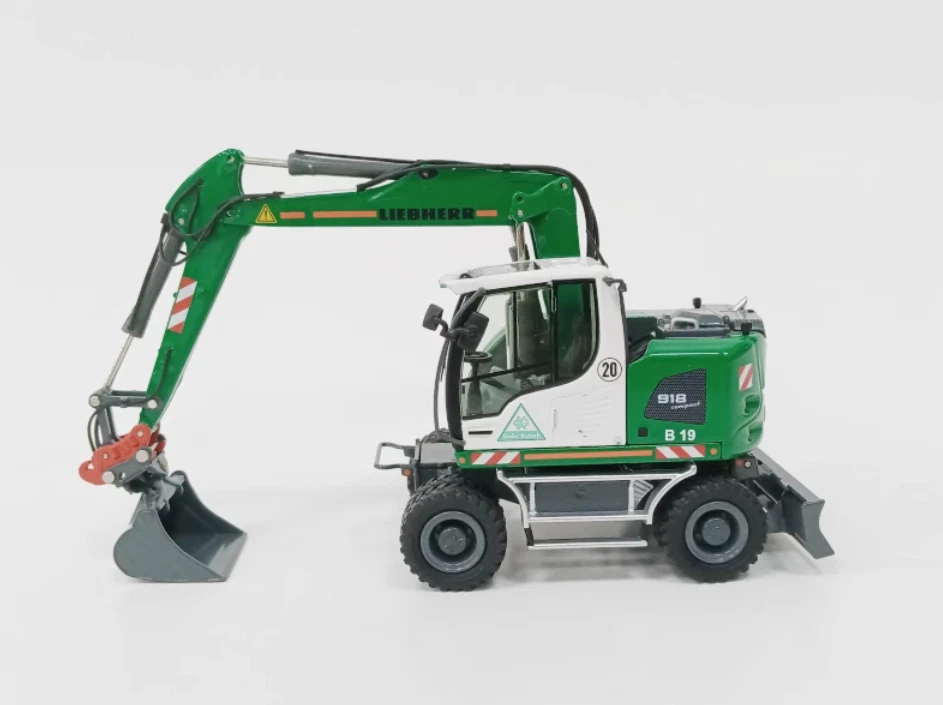 1:50 NZG LIEBHERR A918 Wheeled Excavator Gebr.Kutsch Machine Diecast Model - Image 3 of 4
