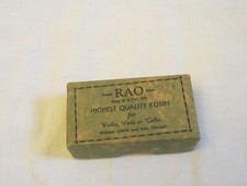 Vintage Rao Highest Quality Rosin for Violin Viola or Cello Box Advertising