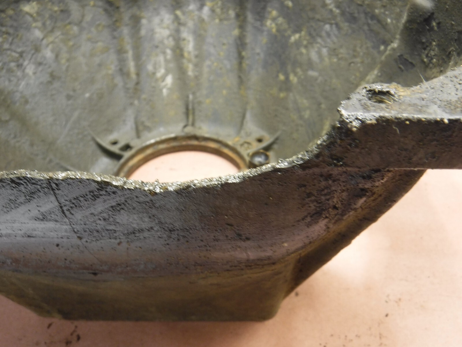 Jeep Cj5 7176 T14 T15 Manual Transmission Bell Housing BROKE Free Ship