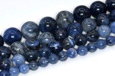 Natural Blue Sodalite Beads AAA Round Loose Beads 3/4-5/6/8/9-10/12/15-16MM