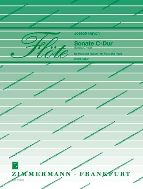 Haydn Sonata C Major Hob. XVI Nr. 43 Sheet Music For Flute & Piano