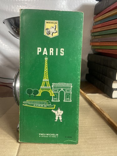 1968 Michelin Guide Paris French Edition