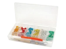 90 pcs Mini Blade Fuse & Tool Kit with Fuse Puller & Tester - 6-30 Amp