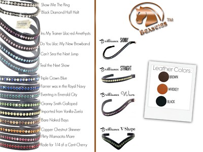 Brilliance Bling Browbands | Beasties  Horse Tack Solutions