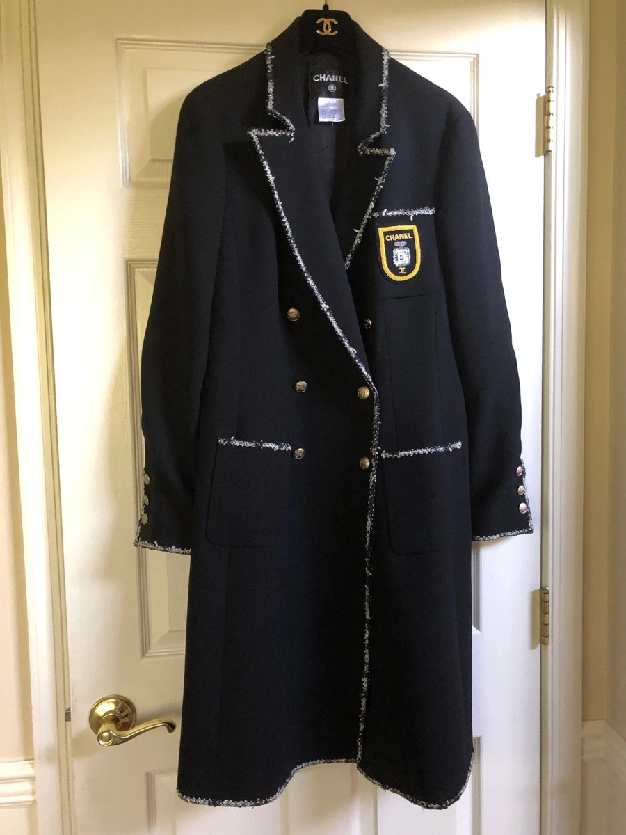 Vintage Late 1990s Chanel Linen Trench Coat - Raleigh Vintage