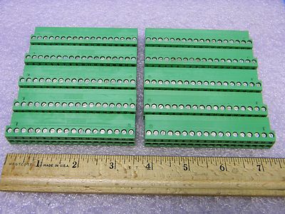 10 NEW Phoenix Contact MSTB1,5/18AU Circuit Board Terminal w/Screw Connections