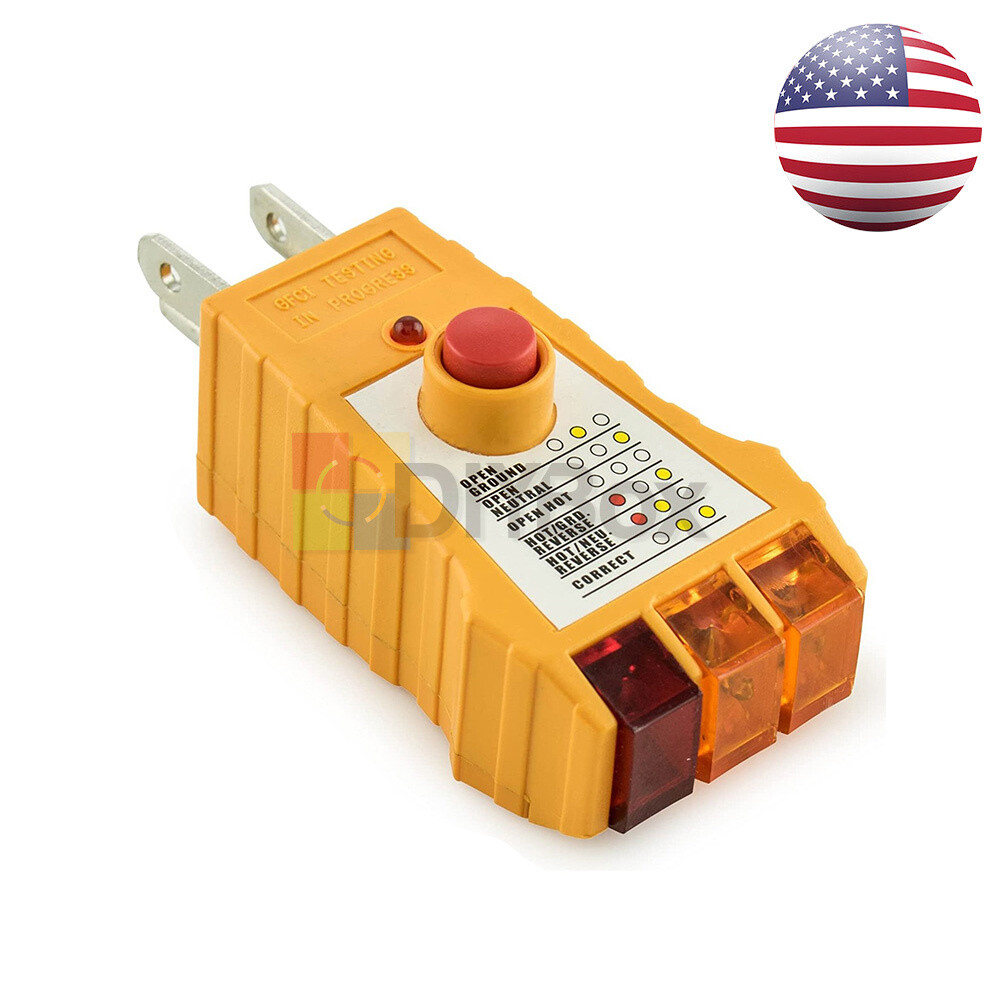 110V Socket Tester with GFCI check Receptacle Tester for Standard