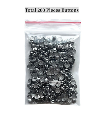 Dental Lingual Buttons For Orthodontics - Round Bonding Mesh Buttons For Dental Lab & Orthodontic Use