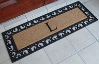First Impression Exclusive Hand Crafted Myla Monogrammed Entry Doormat Large ... on sale First Impression Exclusive Hand Crafted Myla Monogrammed Entry Doormat Large ... on sale