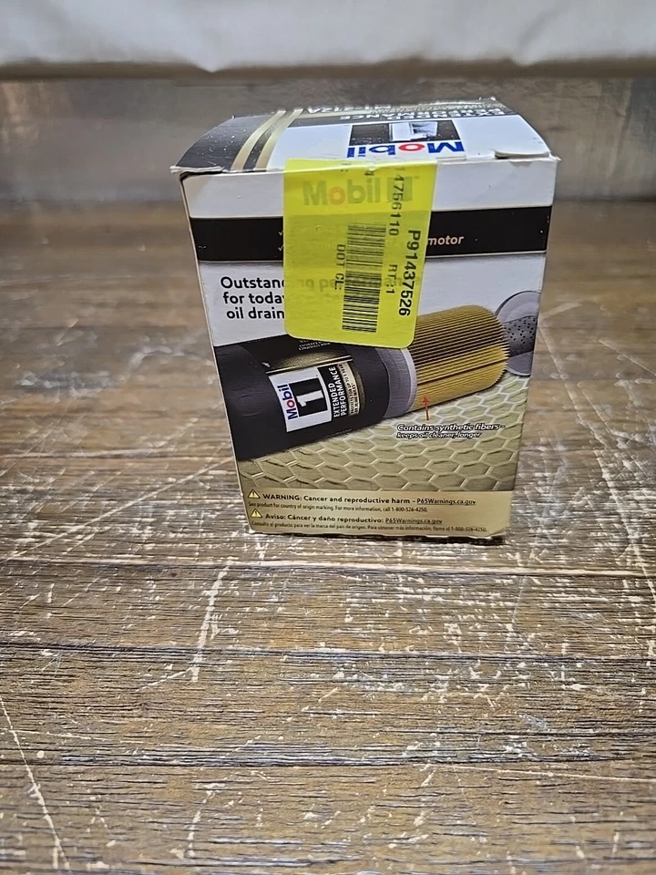 Filtro de aceite de motor de vida prolongada Mobil 1 M1-212A. 20000 millas Foto 4 de 4