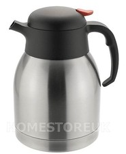 STAINLESS STEEL DOUBLE WALL INSULATING JUG VACUUM THERMOS FLASK TEAPOT COFFEE 