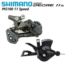 Leva Cambio SHIMANO DEORE M5100 11Velocità M5120 Deragliatore Posteriore Gruppo SGS Bici MTB