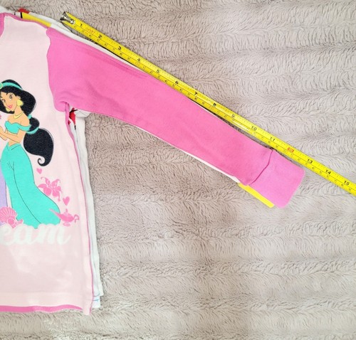 100% Cotton Girl's 4T Disney Pajamas Bundle Princesses, Jessie, Mini Mouse - Picture 13 of 14