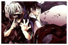 TOKYO GHOUL, CARTOLINA ORIGINALE, STAMPATA IN GIAPPONE, # 24 DI 27