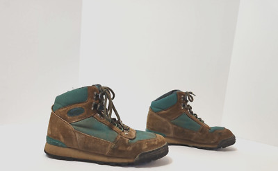 Vtg Vasque 7521 Alpha Brown Leather Lace Up Hiking Trail Boots shoes Women's 8M