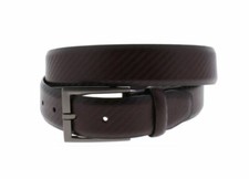 New Alfani Men's Basketweave Dress Belt Large Brown MJN11
