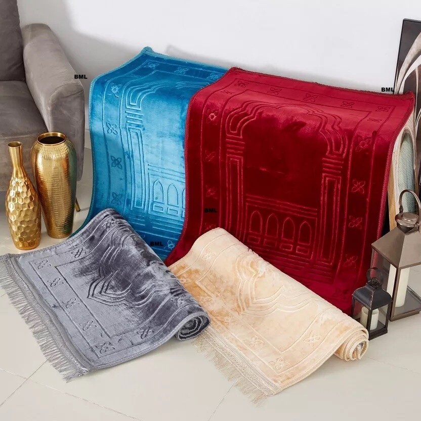 EXTRA LARGE Exceptional Quality Padded (Non Slip) Muslim EID Velvet