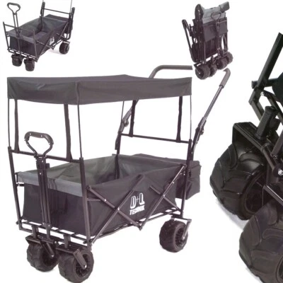 XXL Bollerwagen Kinderwagen Strandwagen Handwagen Gerätewagen 56603 faltbar