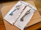 NEW OFFICIAL Oathkeeper & Oblivion Keyblade Keychains Square Enix Kingdom Hearts