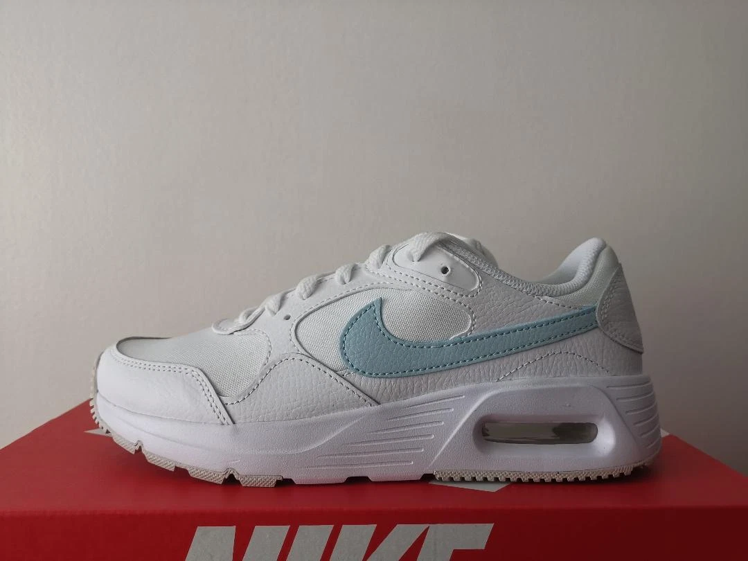 Nuovo! Scarpe da ginnastica donna Nike AirMax SC Run 11 bianco blu