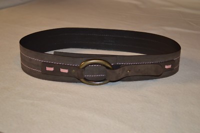 United Colors of Benetton wide Brown and Pink Leather Suede  display picture 2
